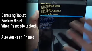 Method 1: Samsung Tablet Factory Reset for forgotten password