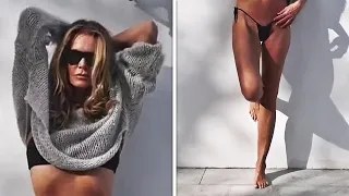 Elle Macpherson Showed Off Her Gorgeous Figure in a Provocative Bikini