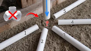 ¡Como unir 5 tubos a una sola salida sin comprar el adaptador de 6 vías!
