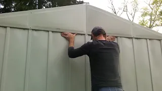 How to Easily Move a Metal Shed by Yourself for Free