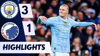 Manchester City vs Copenhagen (3-1) I All Goals & Highlights I Champions League 2023/24