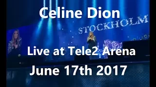 Céline Dion - FAN DVD - Live at Tele2 Arena, Stockholm (June 17th 2017)