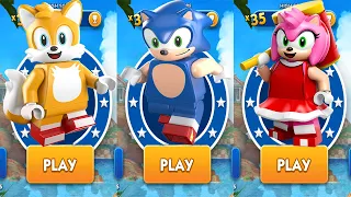 Sonic Dash Event - New Characters Lego Sonic & Friends - Collect Cards for Lego Characters Gameplay