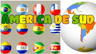 Țările Și Capitalele Din America De Sud- Countries And Capitals Of South America