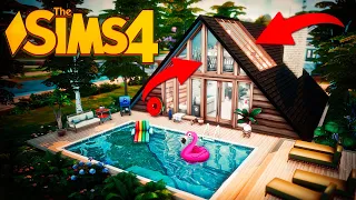 Я ПОСТРОИЛА ДОМ-ШАЛАШ С МАНСАРДОЙ/ЧЕРДАКОМ В СИМС 4 - How To Build Attic Room The Sims 4 (2022)