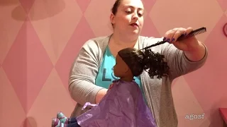American Girl Doll Gabriela Visits The AG Hair Salon and Gets Her Ears Pierced