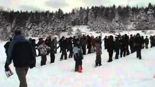 World Record - Snow Angel Making February 10 2011.mpg