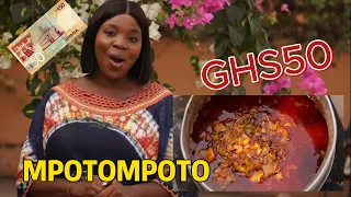Simple Ghanaian Cocoyam porridge/Pottagge/mpotompoto