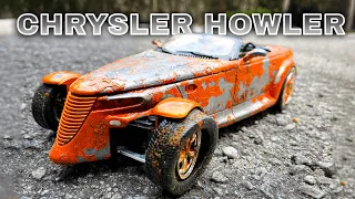 Restoration of CHRYSLER HOWLER 1997 CONCEPT CAR | BTS ASMR Abandoned Muscle Car Restore & Modify.