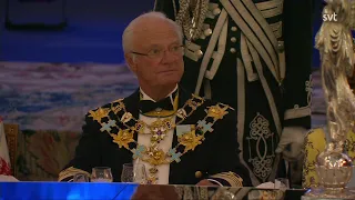 King Carl XVI Gustaf of Sweden - 50 years on the throne - Banquet at Stockholm Castle