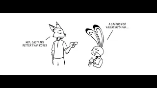 Cactus: The New Valentines Day Plant (Zootopia / Zootropolis Romantic Comic Dub / MOL 2023)