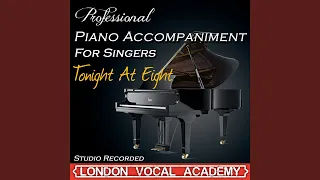 Tonight At Eight ('She Loves Me' Piano Accompaniment) (Professional Karaoke Backing Track)