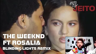 The Weeknd ft. ROSALÍA - Blinding Lights [Remix] (Official Lyric Video) (REACCIÓN Esto es Jeito)