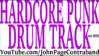 Hardcore Punk Drum Backing Track Drums Only Metal