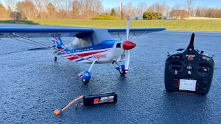 After dinner E-flite RJG Decathlon flight