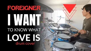 Foreigner - I Want To Know What Love Is | drum cover Roland Td-50 + superior drummer 3