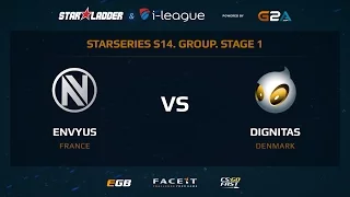 EnVyUs vs Dignitas - Map 2 - Cobblestone (SL i-League StarSeries XIV)