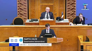 Martin Helme: Pole mingit põhjust tõeliselt väikese seltskonna eraelu kuidagi riiklikult reguleerida