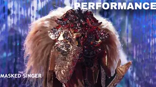 Lion Sings "Feeling Good" | The Masked Singer | Season 1