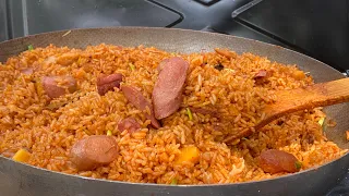 HOW TO COOK PERFECT JOLLOF RICE RECIPE | EASY GHANA JOLLOF RECIPE