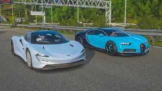 FH4 Drag Race | Bugatti Chiron vs McLaren Speedtail!!!