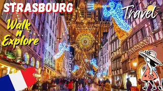 Strasbourg France 🇫🇷 Capital of Christmas 🎄 Most Beautiful Cities in the World 🌷 4K Walk