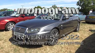Gerry's Rover 75c Convertible @ RoverFest 2022