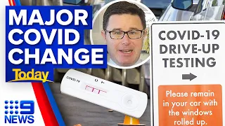 Positive COVID-19 tests no longer required to be reported in Victoria | 9 News Australia
