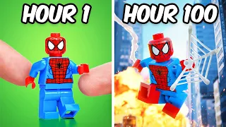 1 HOUR vs 100 HOUR LEGO Stop Motion..