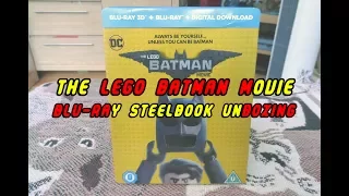 The Lego Batman Movie Blu-Ray Steelbook Unboxing