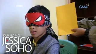 Kapuso Mo, Jessica Soho: Batang henyo, nakababasa kahit nakapiring ang mga mata?