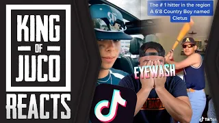 REACTING TO BASEBALL TIKTOKS | KING OF JUCO REACTS