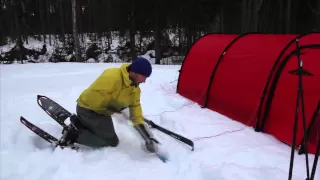 Using Hilleberg tents in the snow.