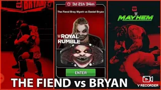 The field Bray Wyatt versus Daniel Bryan Universal championship match Royal Rumble