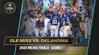 Ole Miss vs. Oklahoma: 2022 College World Series Finals Game 1 highlights