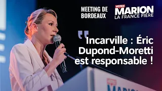 Discours de Marion Maréchal au meeting de Bordeaux