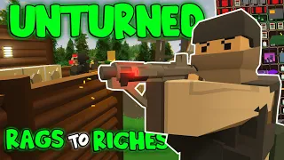 From NOTHING TO BEST & STACKED LOOT - Unturned Survival PvP (Short Movie)