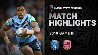 NSW Blues v QLD Maroons Match Highlights | Game III, 2019 | State of Origin | NRL