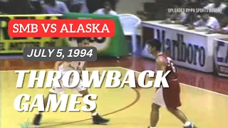SAN MIGUEL BEER vs ALASKA | July 5, 1994 | Full Game | PBA Throwback