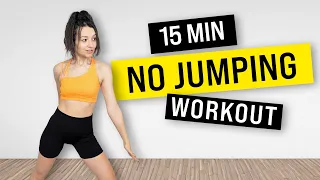 15 MIN NO JUMPING FULL BODY WORKOUT - No Repeats, No Talking, No Equipment