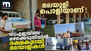 മലയാളിയുടെ റിയൽ രക്ഷാപ്രവർത്തനം..; അങ്ങ് യുഎഇയിലെ മഴക്കെടുതിയിൽ | malayali | uae