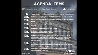 Provo City Council Meeting | November 29, 2022