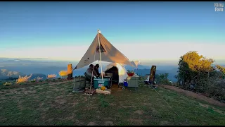 Mt. Olis, Camping at 2740 MASL, lowest temperature recorded at -1C.