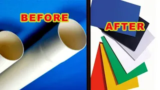 How to reshape PVC pipe || Convert round PVC Pipe into Flat sheet || Craft with Q&S Tube