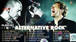 Alternative Rock 2000s Music 🎵 Coldplay, Creed, The Killers, Linkin Park, Simple Pan Greatest Hits