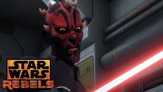 Maul battles the crew | Star Wars Rebels | Disney XD