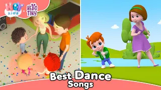 The BEST Dance Songs for Kids! | Looby Loo and More | Heykids and Hello Tiny | Animaj Kids