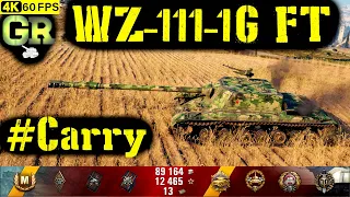 World of Tanks WZ-111-1G FT Replay - 12 Kills 5.4K DMG(Patch 1.4.0)