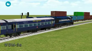 Пассажирские поезда в Train Sim / Passenger trains to Train Sim.