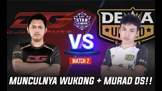 WUKONG?? MURAD DS?? ELANDOR NYA NANGIS SIH!! | DEWA UNITED VS DG ESPORTS GAME 2 ASL 2022